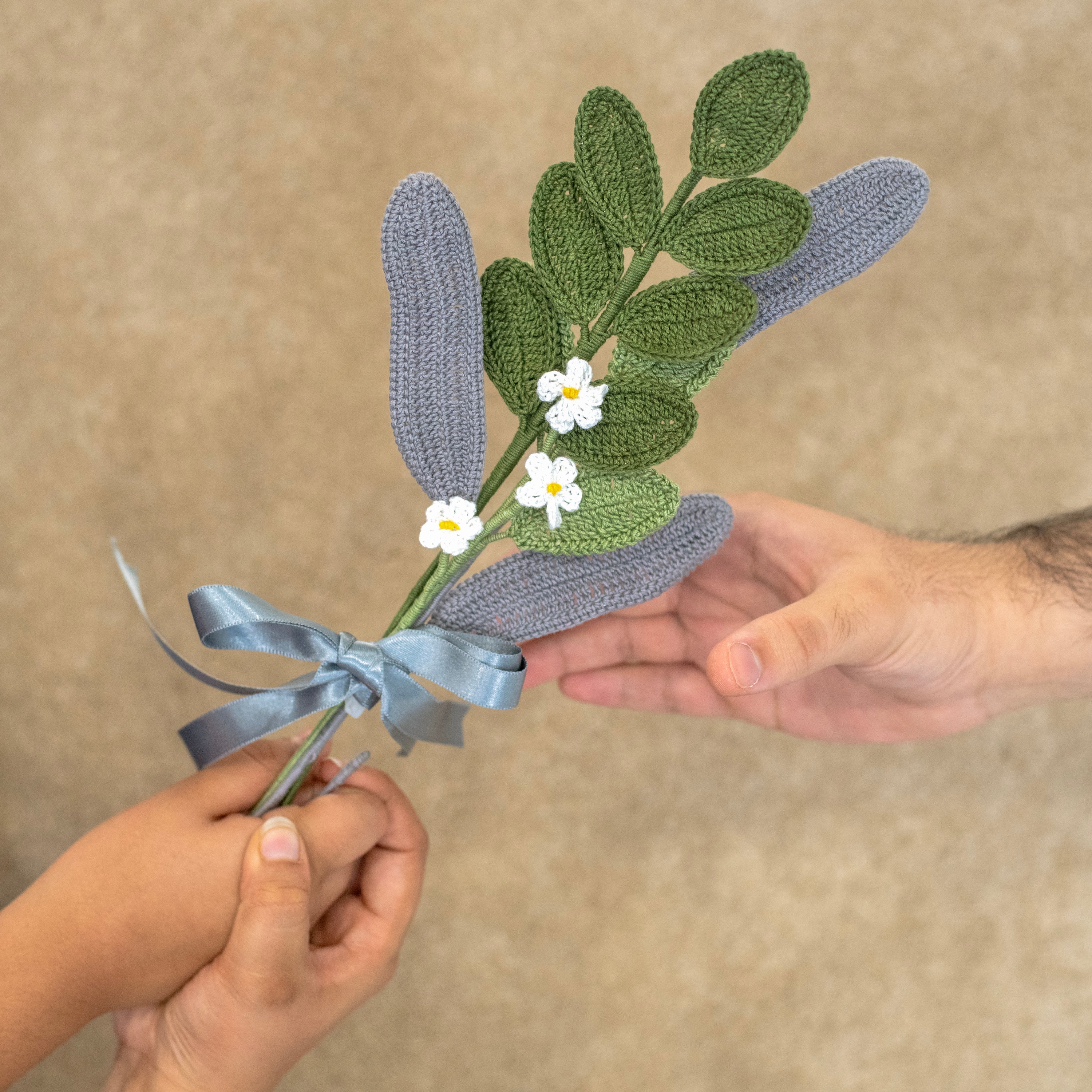 Elegant Crochet Leaf