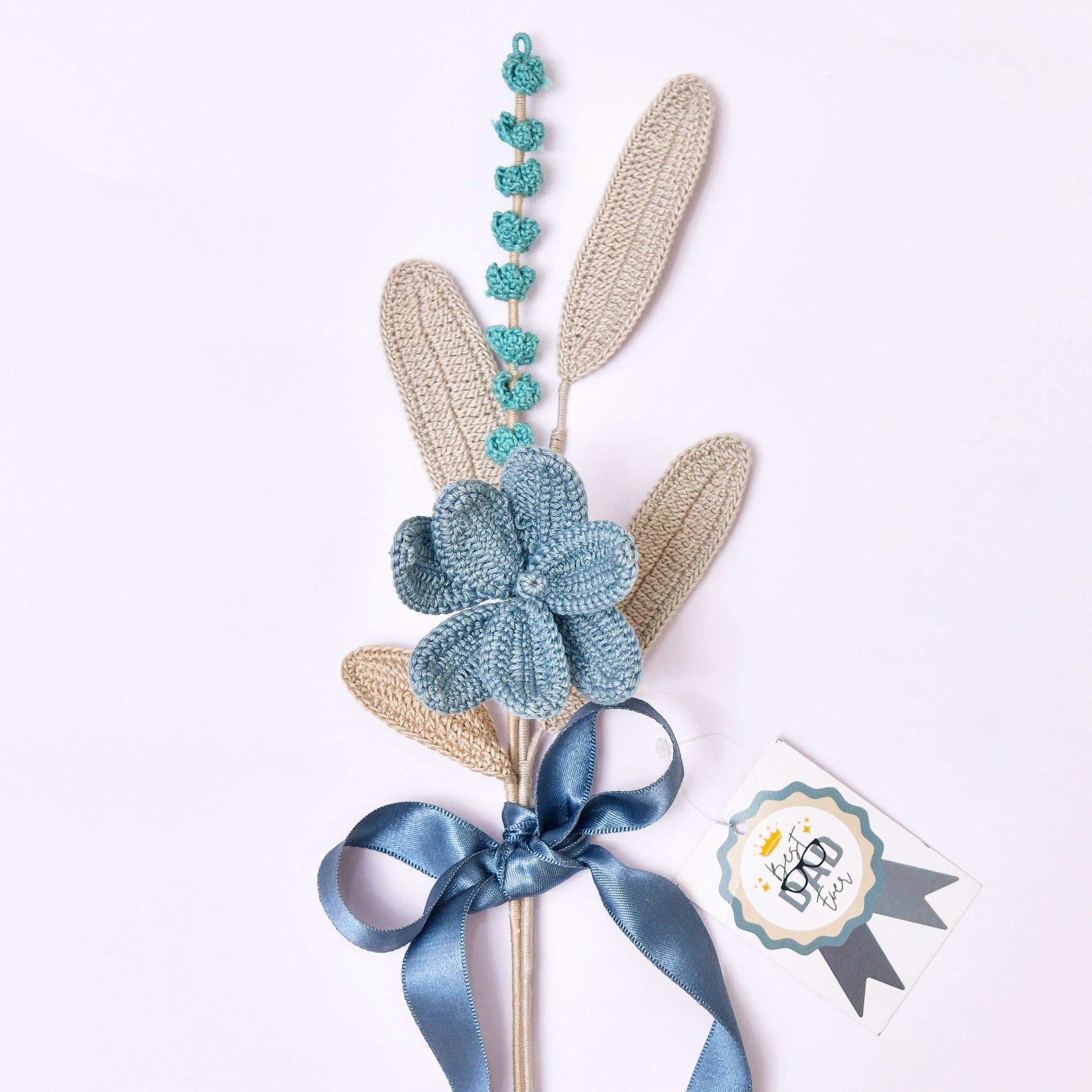 Handcrafted Blue Crochet