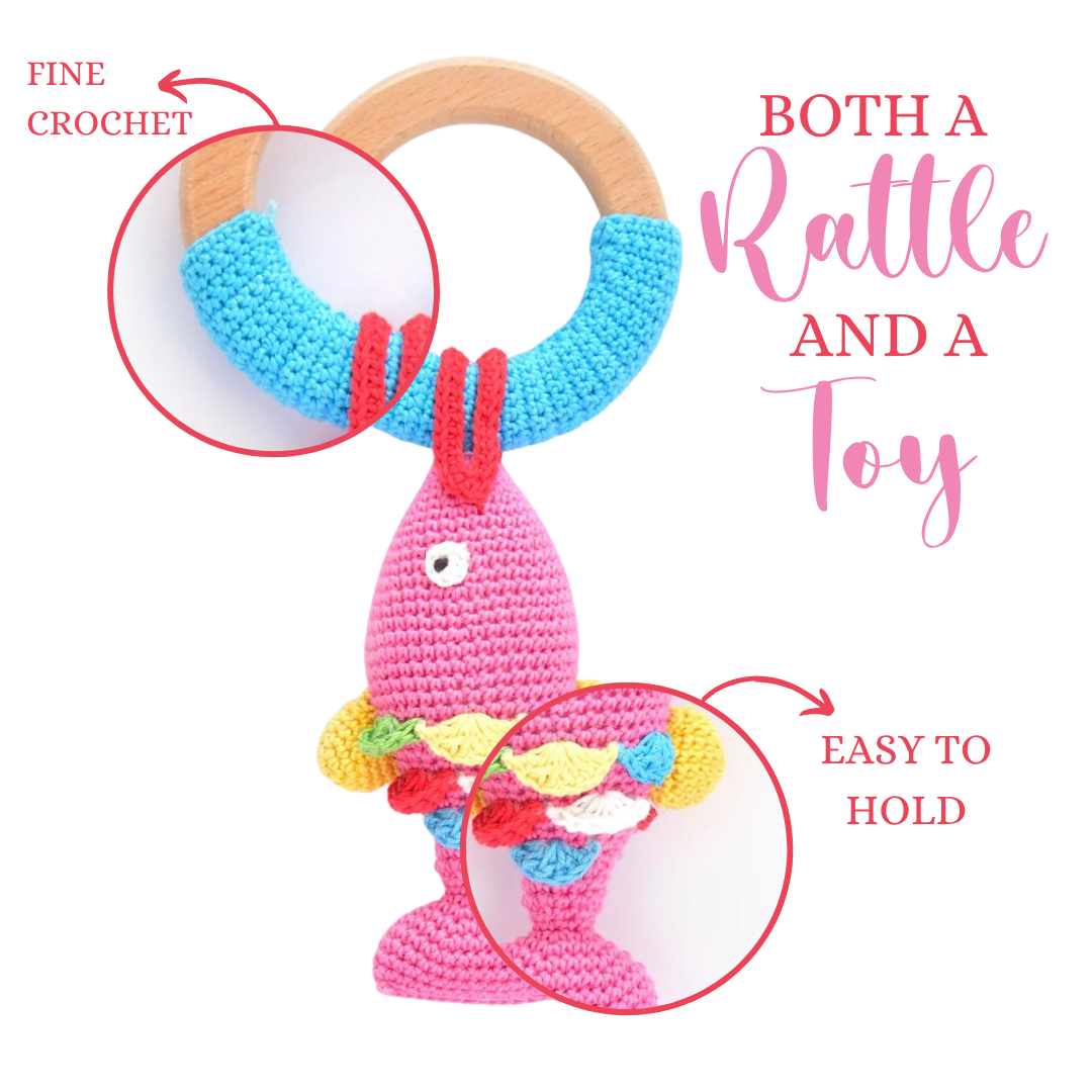 Fish Crochet Rattle