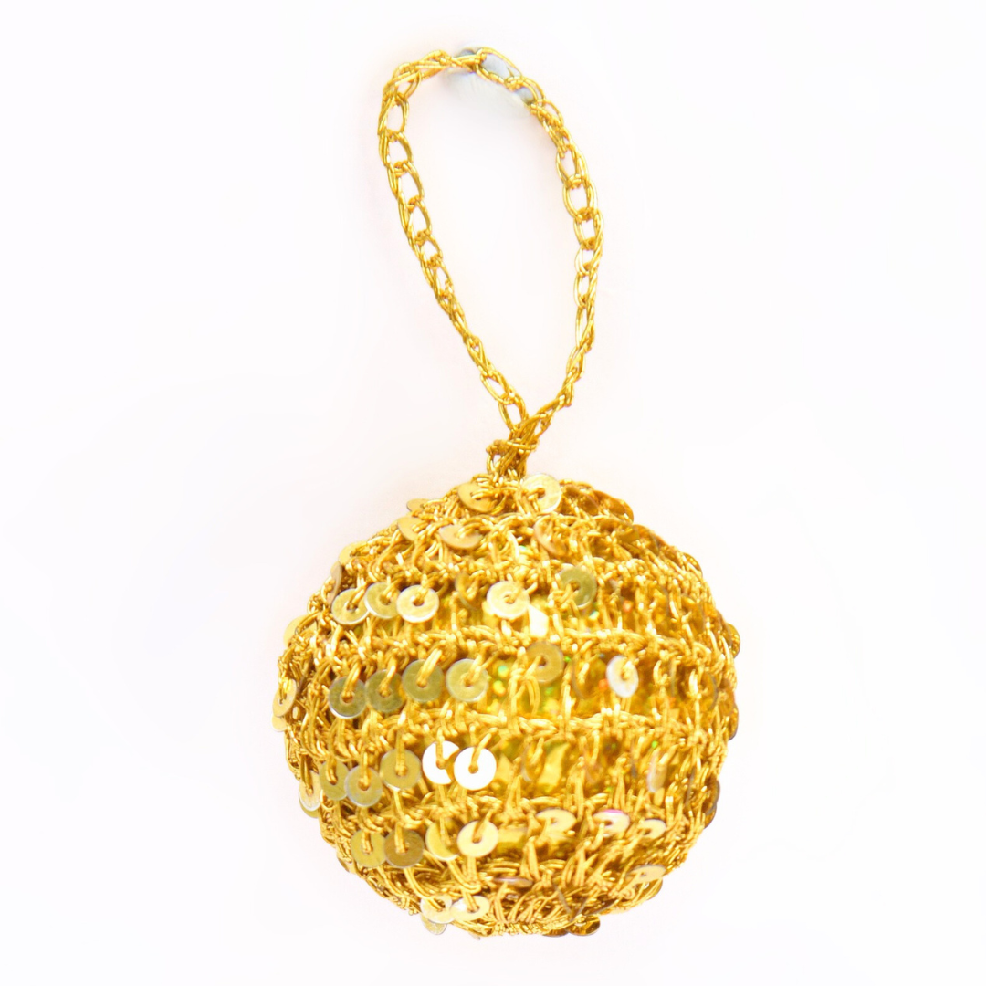 Handmade Golden Sequin