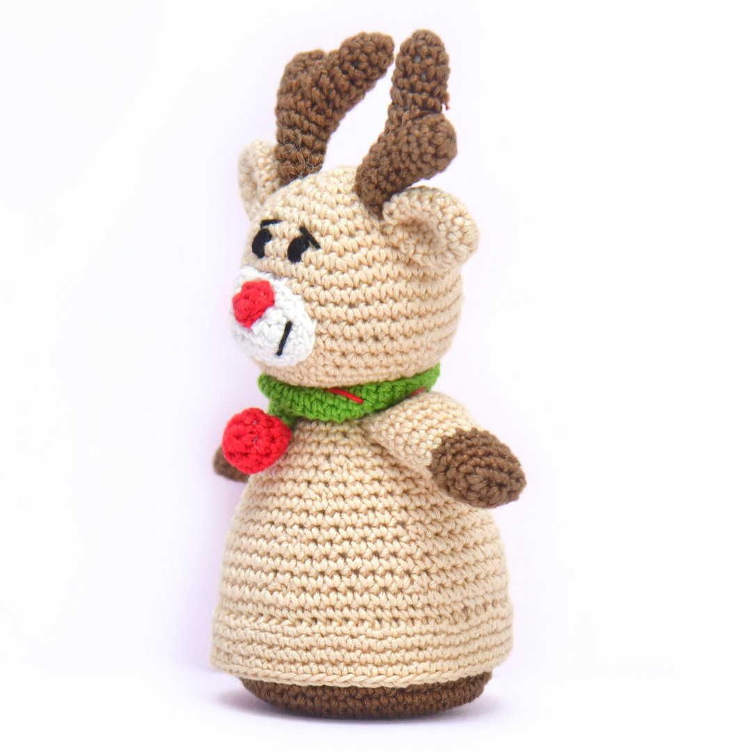 Handmade Crochet Reindeer