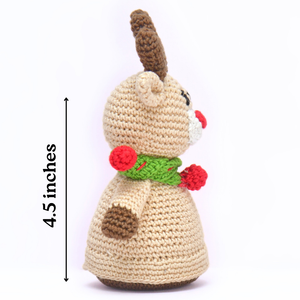 Handmade Crochet Reindeer
