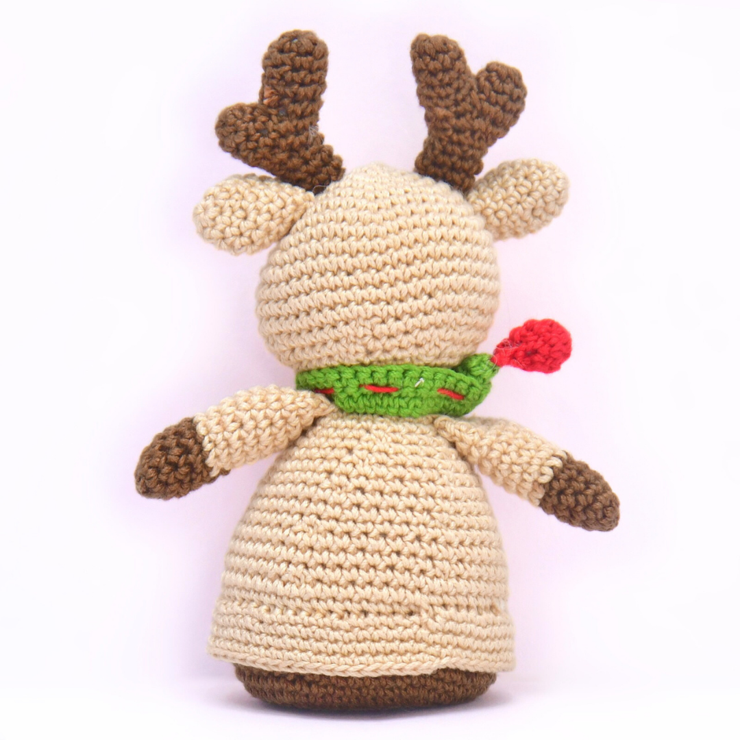 Handmade Crochet Reindeer