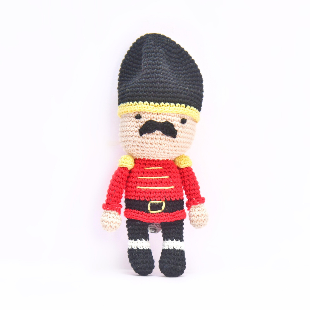 Handmade Crochet Nutcracker
