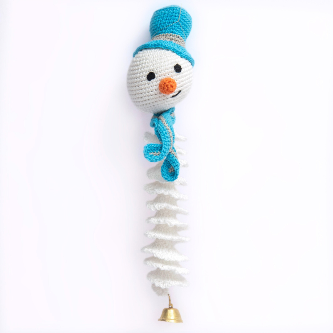 Cheerful Crochet Snowman