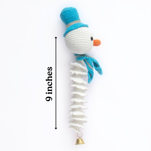 Cheerful Crochet Snowman