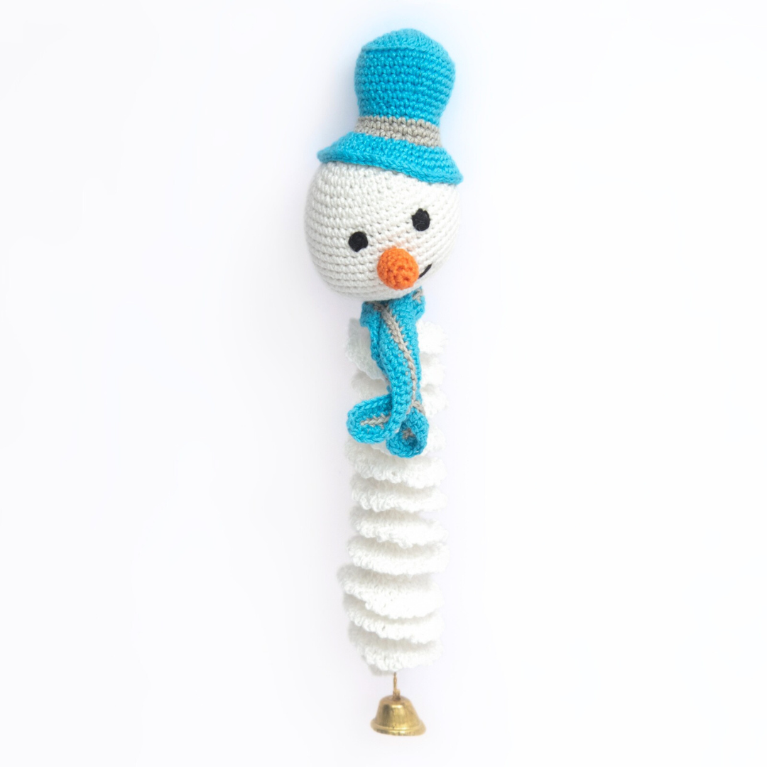 Cheerful Crochet Snowman