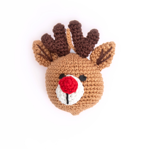 Playful Crochet Reindeer