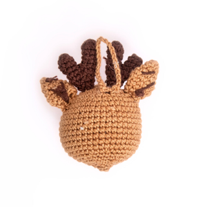 Playful Crochet Reindeer