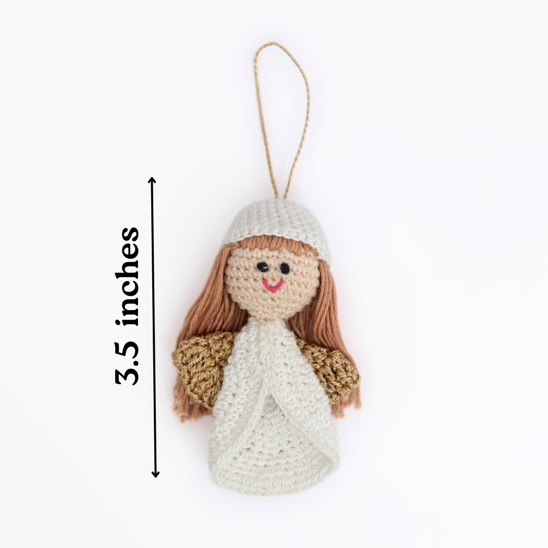 Crochet Angel Ornament