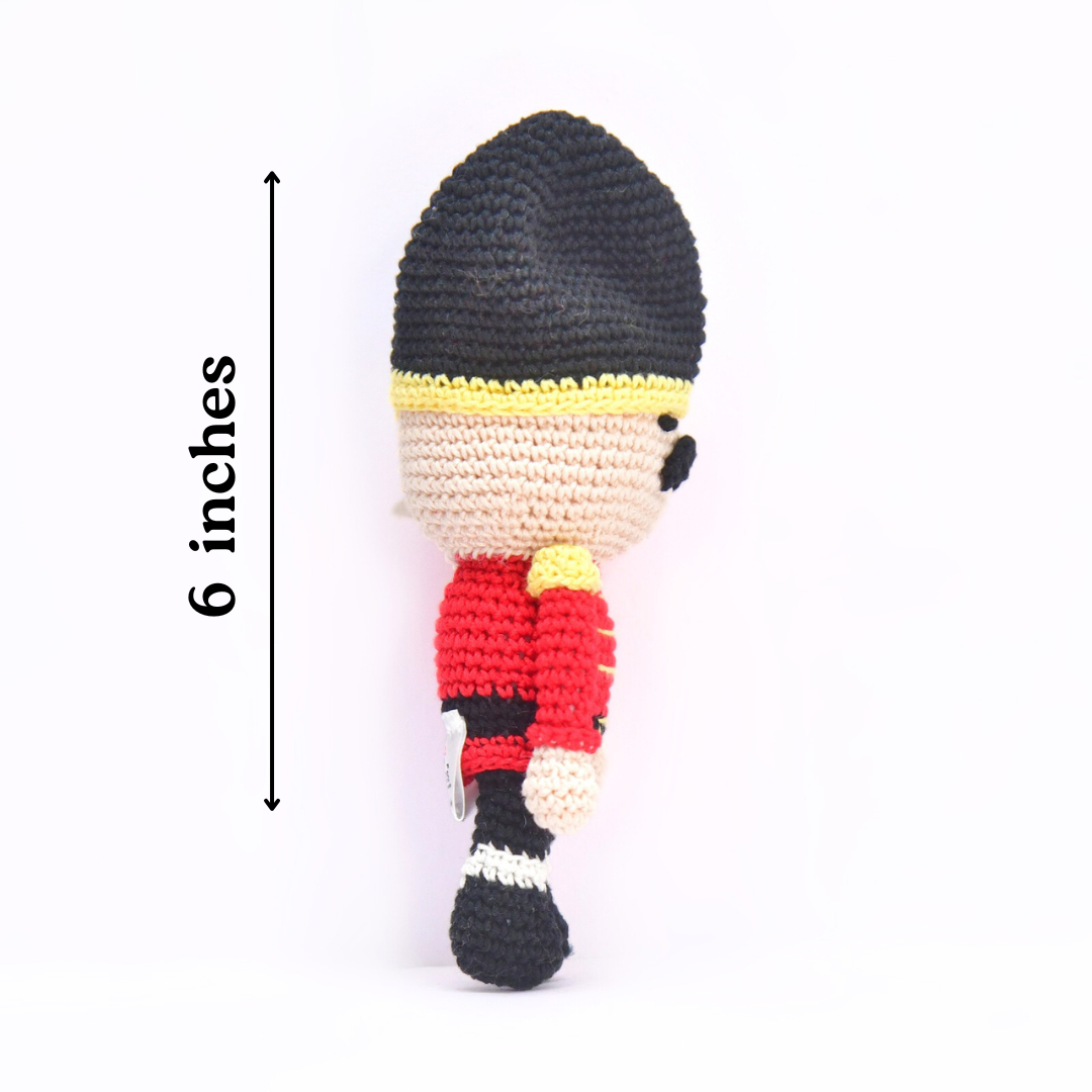 Handmade Crochet Nutcracker