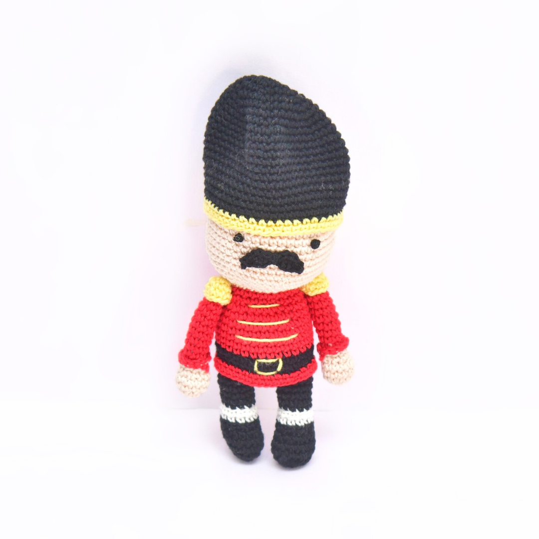 Handmade Crochet Nutcracker