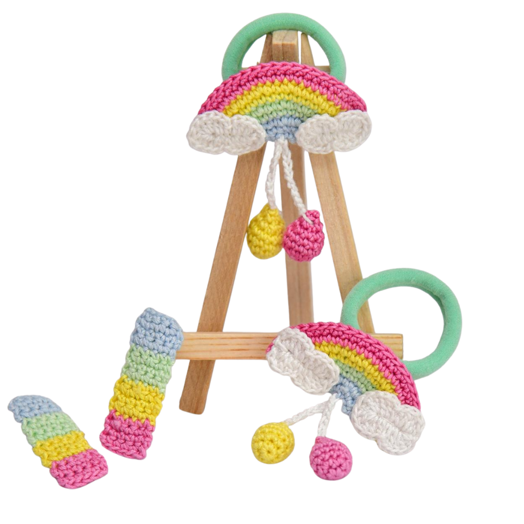 Rainbow Crochet Hair