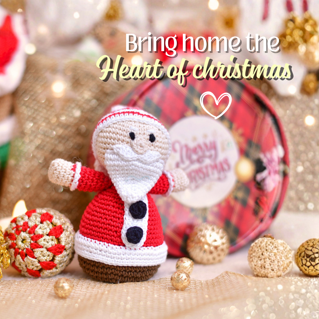 Handmade Crochet Santa
