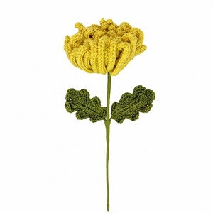 Vibrant Crochet Chrysanthemum