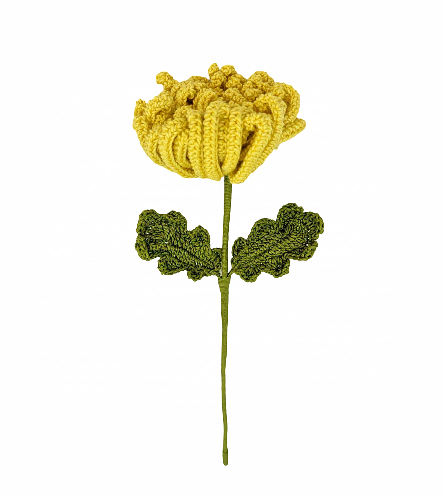 Vibrant Crochet Chrysanthemum