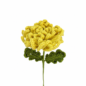 Vibrant Crochet Chrysanthemum