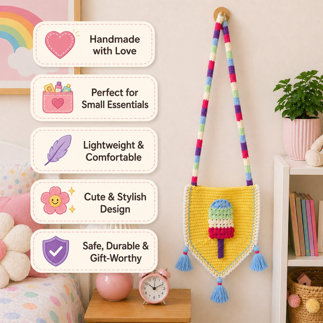 Handmade Crochet Popsicle