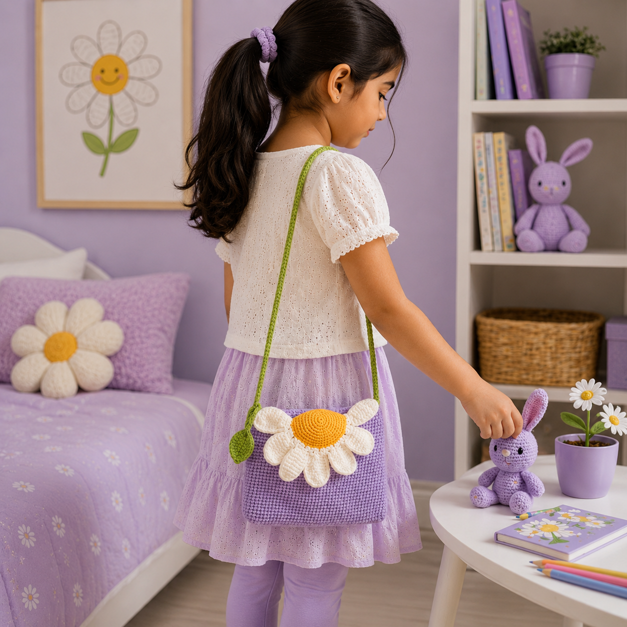 Handmade Crochet Daisy