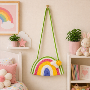 Handmade Crochet Rainbow