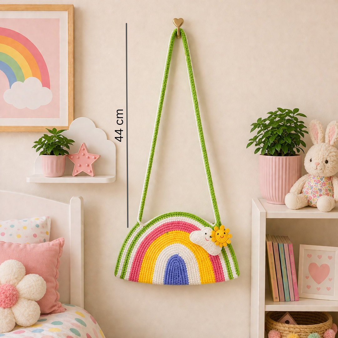 Handmade Crochet Rainbow