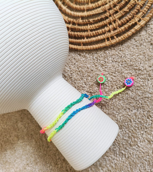 Handknotted Multicolor Beaded