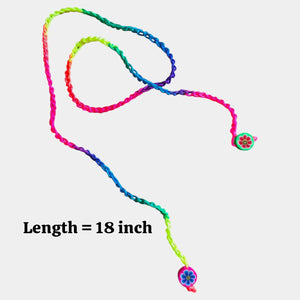 Handknotted Multicolor Beaded
