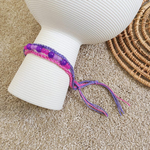 Handmade Purple Seedbead