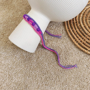 Handmade Purple Seedbead