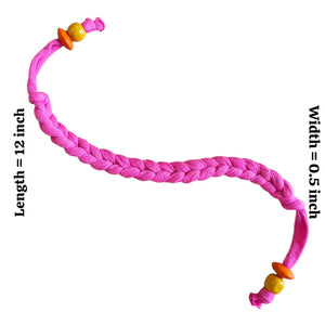 Crochet Pink Braided