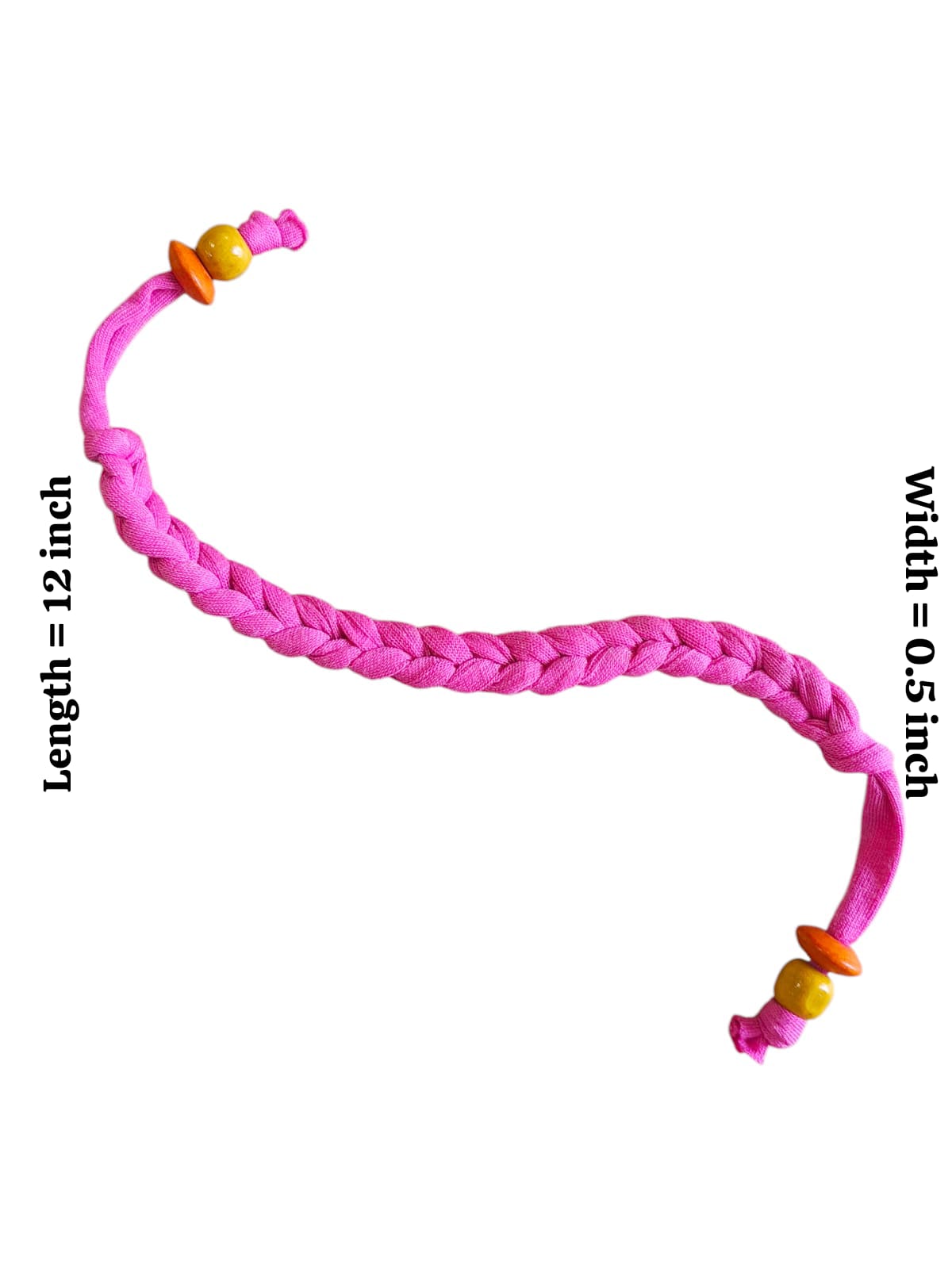 Crochet Pink Braided