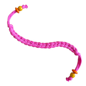Crochet Pink Braided