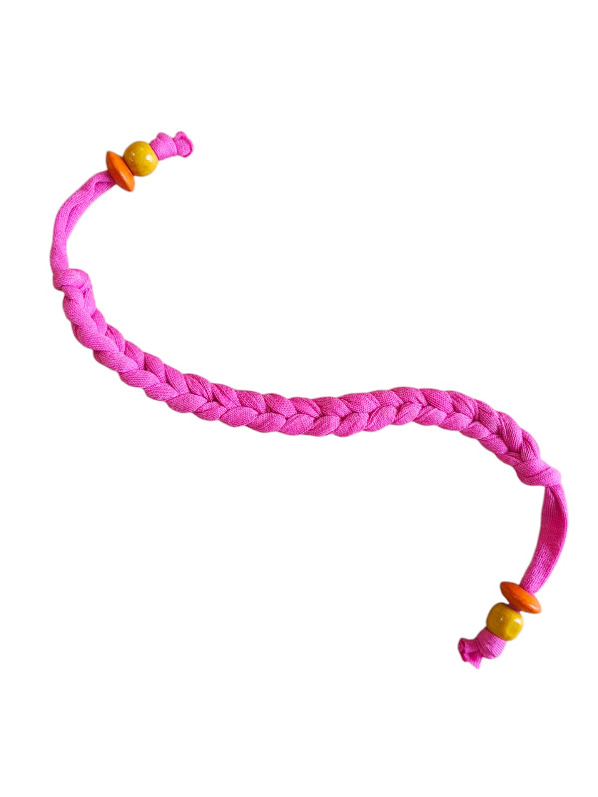 Crochet Pink Braided