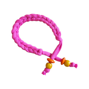 Crochet Pink Braided