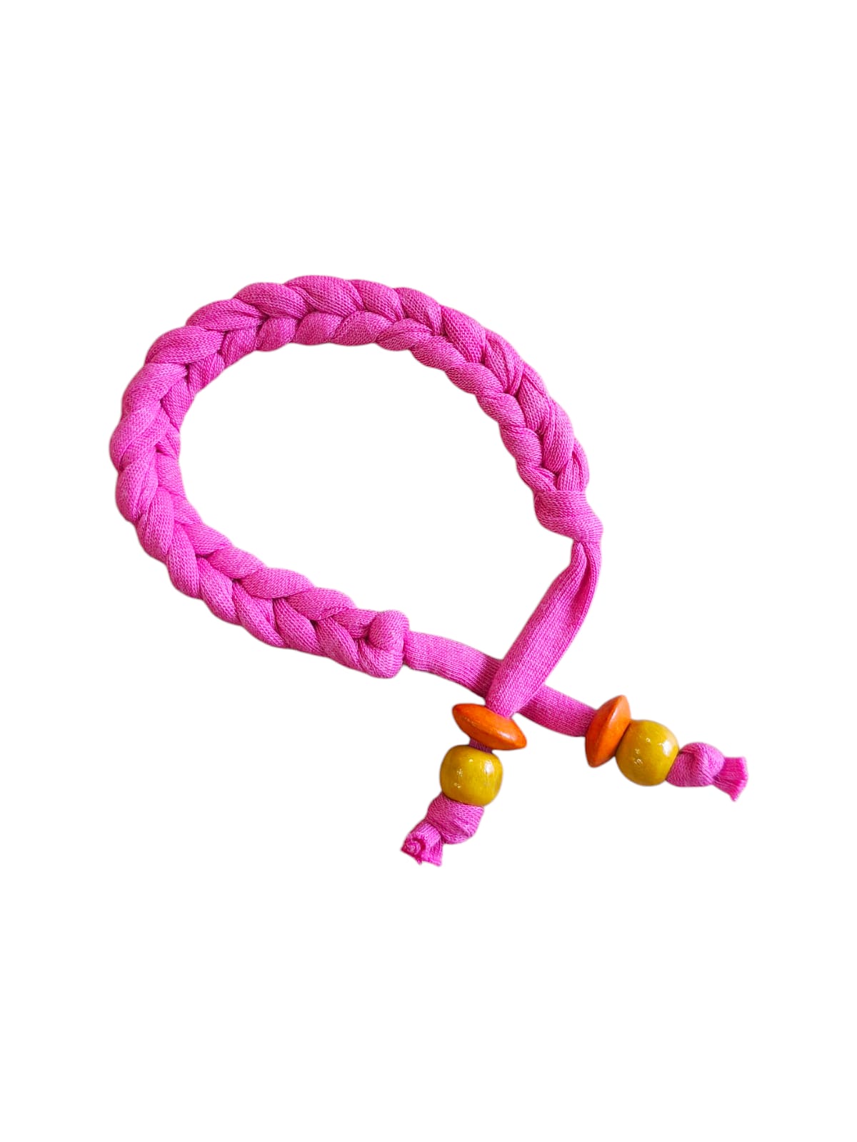 Crochet Pink Braided