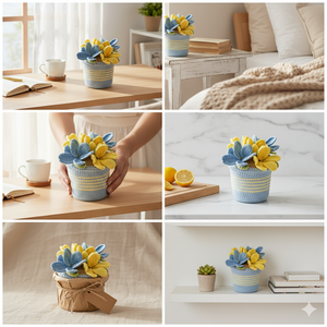 Handmade Crochet Tulip