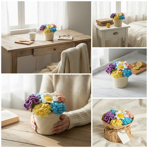 Handcrafted Crochet Bloom