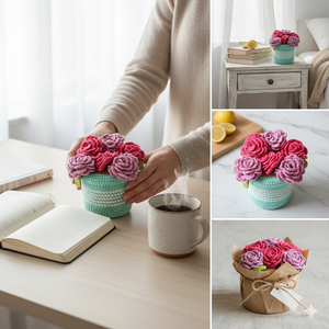 Everlasting Crochet Rose