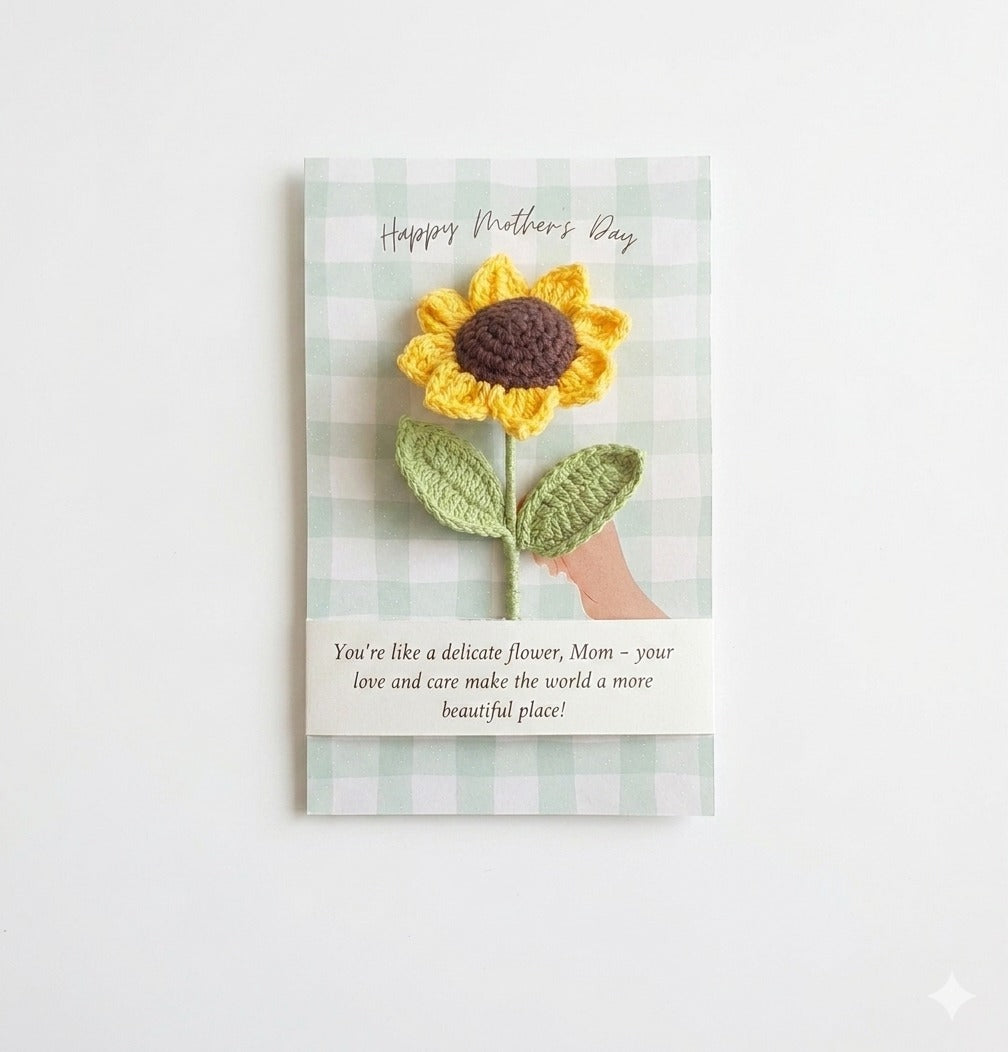 Handmade Crochet Sunflower