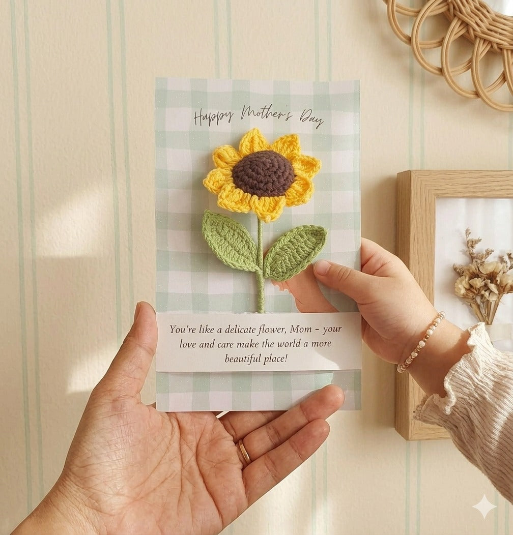 Handmade Crochet Sunflower