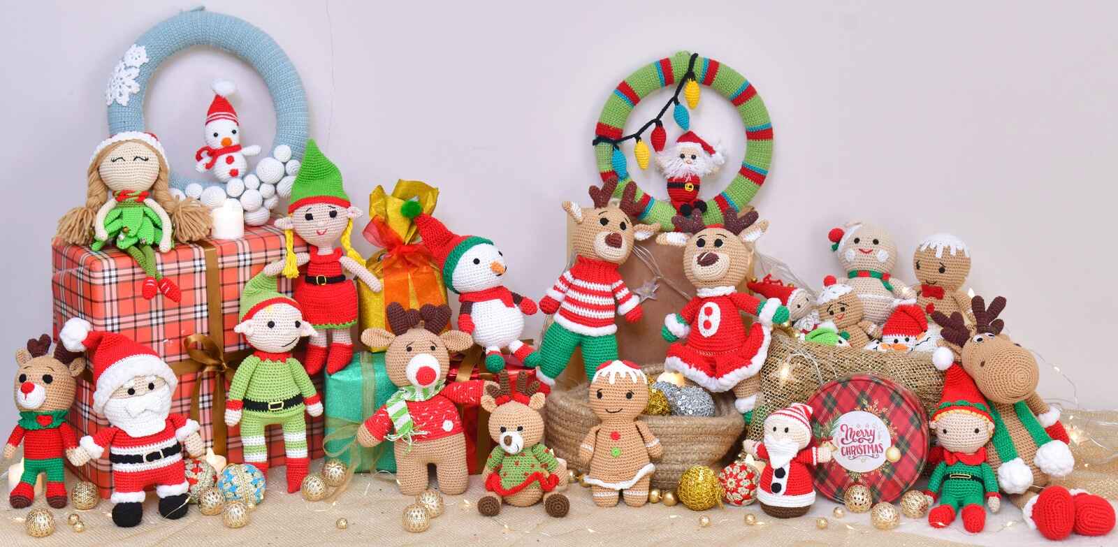 Handmade Crochet Santa
